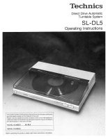 Technics - SLDL-5 - Owners manual 